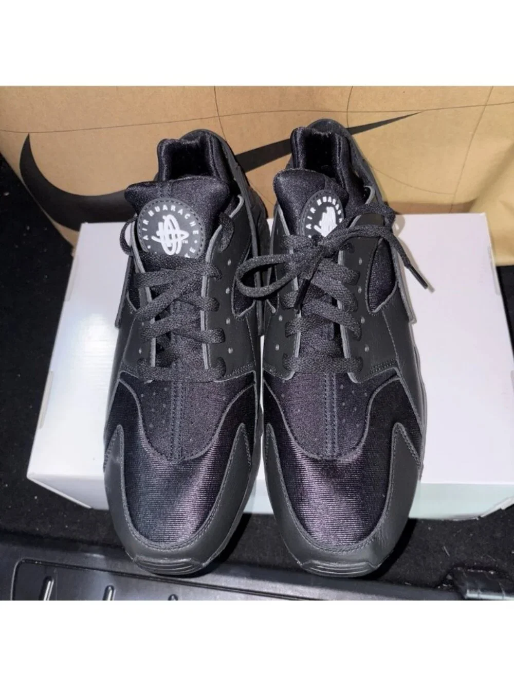 NEW Nike By You Air Huarache Triple Black White FD9781-900 Men's Size 11.5